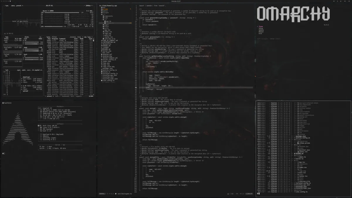 Ash theme screenshot